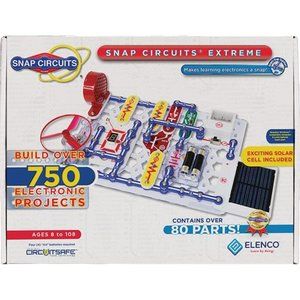 Snap Circuits Extreme SC-750 Electronics Exploration Kit 750 Projects For Kid 8+